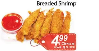 Ample Food Market Breaded shrimp offer