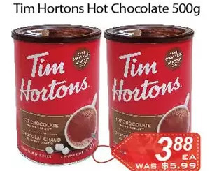 Ample Food Market Tim hortons hot chocolate offer