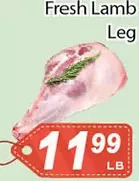 Ample Food Market Fresh lamb leg offer