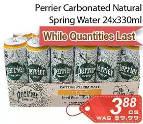Ample Food Market Perrier carbonated natural spring water offer