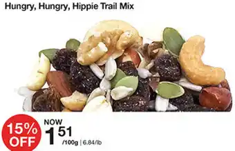 Bulk Barn Hungry, Hungry, Hippie Trail Mix 100g offer