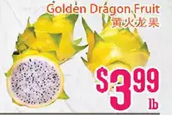 Golden dragon fruit
