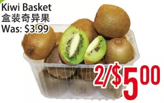 Bestco Food Mart Kiwi basket offer
