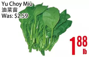Bestco Food Mart Yu choy miu offer