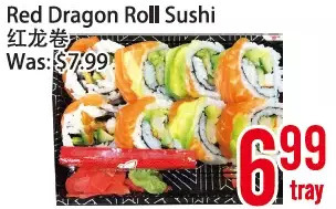 Bestco Food Mart Red dragon roll sushi offer