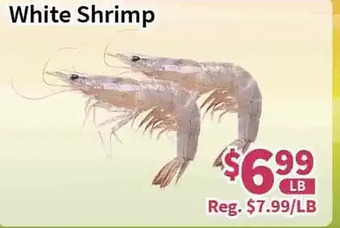 Blue Sky Supermarket White shrimp offer