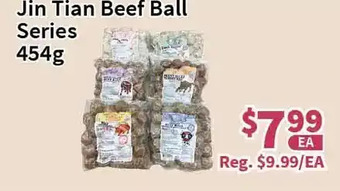 Blue Sky Supermarket Jin tian beef ball series offer