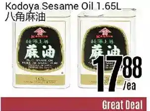 Nations Fresh Foods Kodoy sesame oil offer