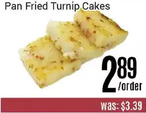Nations Fresh Foods Pan fried turnip cakes offer
