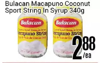 Nations Fresh Foods Bulacan macapuno coconut sport string in syrup offer
