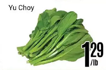 Nations Fresh Foods Yu choy offer