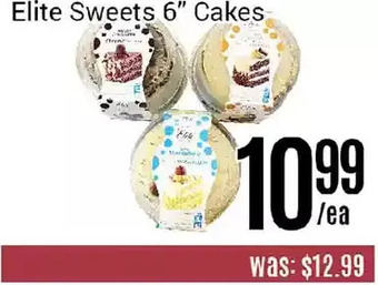 Nations Fresh Foods Elite sweets 6" cakes offer