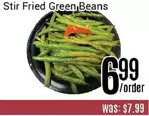 Nations Fresh Foods Stir fried green beans offer
