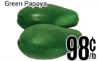 Nations Fresh Foods Green papaya offer