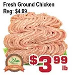 Top Food Supermarket Fresh ground chicken offer