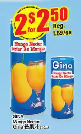 Btrust Supermarket Gina mango nectar offer