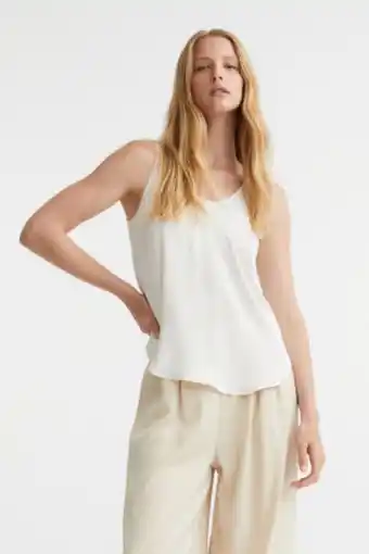 H&M Sleeveless satin top offer