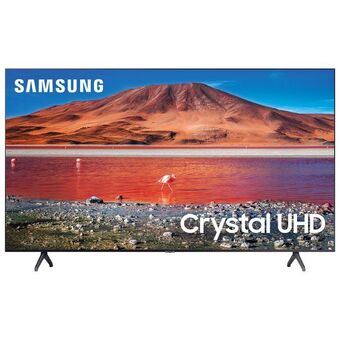 Best Buy Samsung 75" 4k uhd hdr led tizen smart tv (un75tu7000fxzc) - titan grey offer
