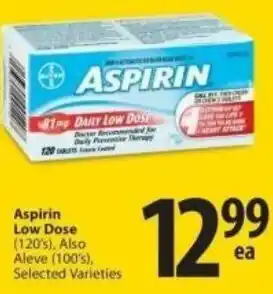 Save on Foods Aspirin Low Dose offer