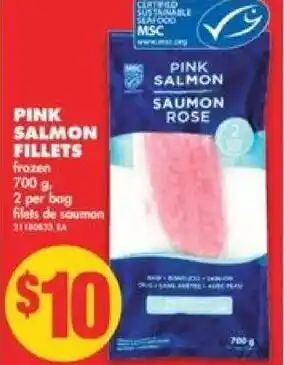 No Frills Pink Salmon Fillets 700g offer