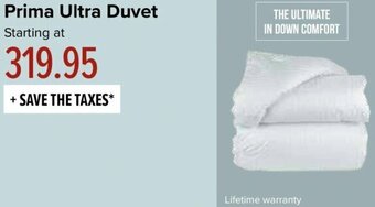 Linen Chest Prima Ultra Duvet offer