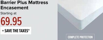 Linen Chest Barrier Plus Mattress Encasement offer