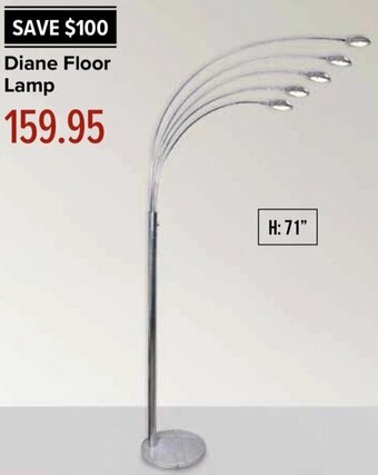 Linen Chest Diane Floor Lamp offer