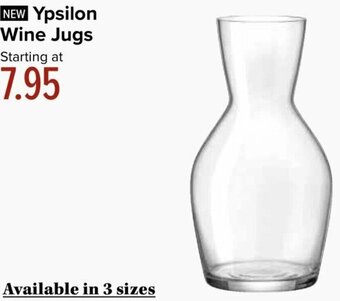 Linen Chest Ypsilon Wine Jugs offer