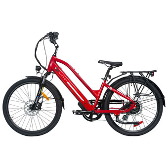 Best Buy Gimnot d1 small 500w electric city bike with up to 90km battery life - red offer