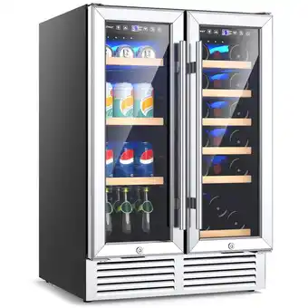 Best Buy 24" dual zone wine and beverage cooler refrigerator dual control refrigerator offer