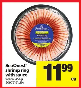 Real Canadian Superstore Seaquest shrimp ring with sauce offer