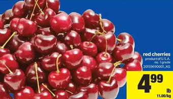 Real Canadian Superstore Red cherries offer