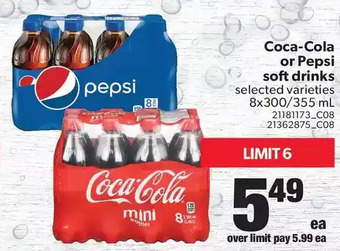 Real Canadian Superstore Coca-cola or pepsi soft drinks offer