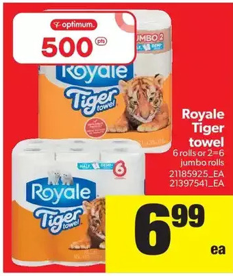 Real Canadian Superstore Royale tiger towel offer