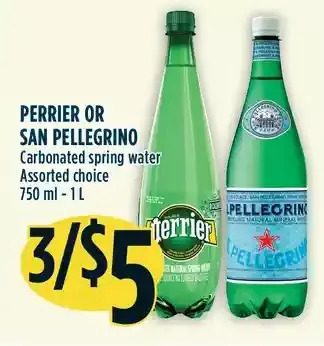 Marché Adonis Perrier or san pellegrino carbonated spring water offer