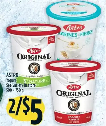 Marché Adonis Astro yogurt offer