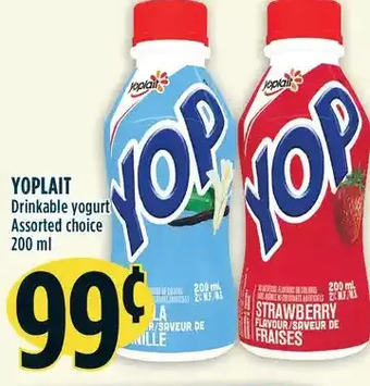 Marché Adonis Yoplait drinkable yogurt offer