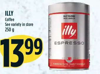Marché Adonis Illy coffee offer
