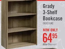 The Brick Grady 3-Shelf Bookcase offer