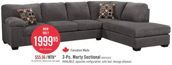 The Brick 2-Pc. Morty Sectional offer