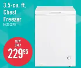 The Brick 3.5-Cu. Ft. Chest Freezer offer