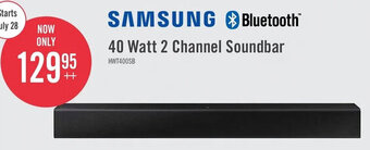 The Brick 40 Watt 2 Channel Soundbar offer