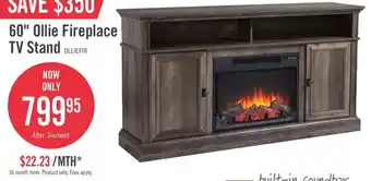 The Brick 60" Ollie Fireplace TV Stand offer