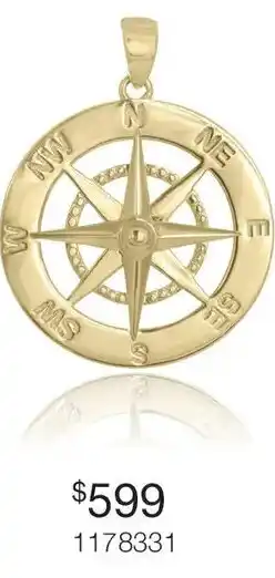 Charm Diamond 10K Italian Inspired Design 1178331 offer