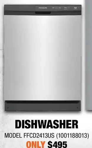 Home Depot Frigidaire dishwasher offer