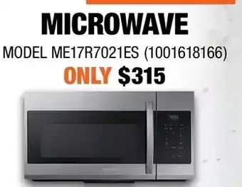 Home Depot Samsung microwave offer