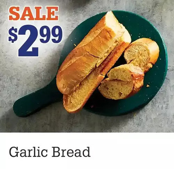 M & M Food Market Garlic bread offer