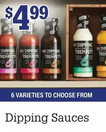 M & M Food Market Dipping sauces offer