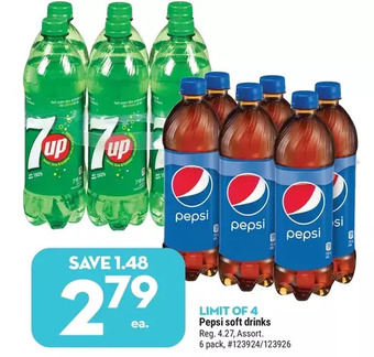 Giant Tiger Pepsi soft drinks offer