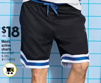 Giant Tiger Men's active shorts offer